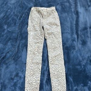 Pacsun High Rise Cheetah Print Jegging Size 23